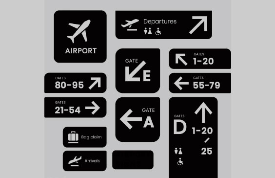 Outdoor Directional Signs