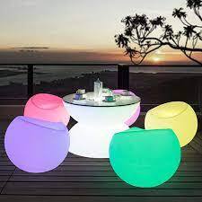 LED Bar Tables & Chair